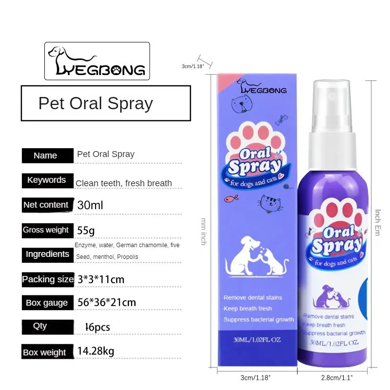 Spray de Limpeza para Dentes De Animais